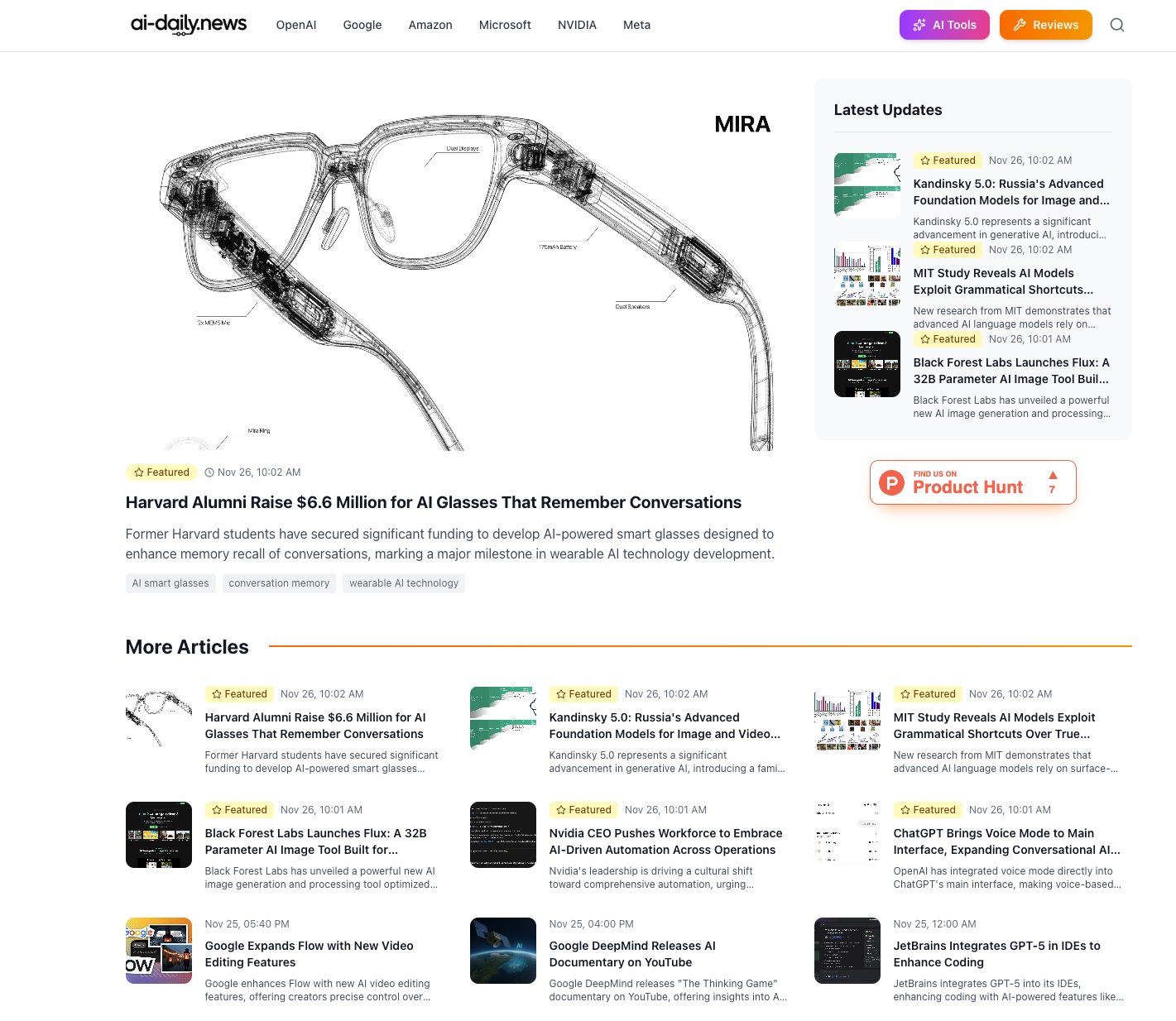 Ai Daily News - AI Tools Marketplace screenshot 2