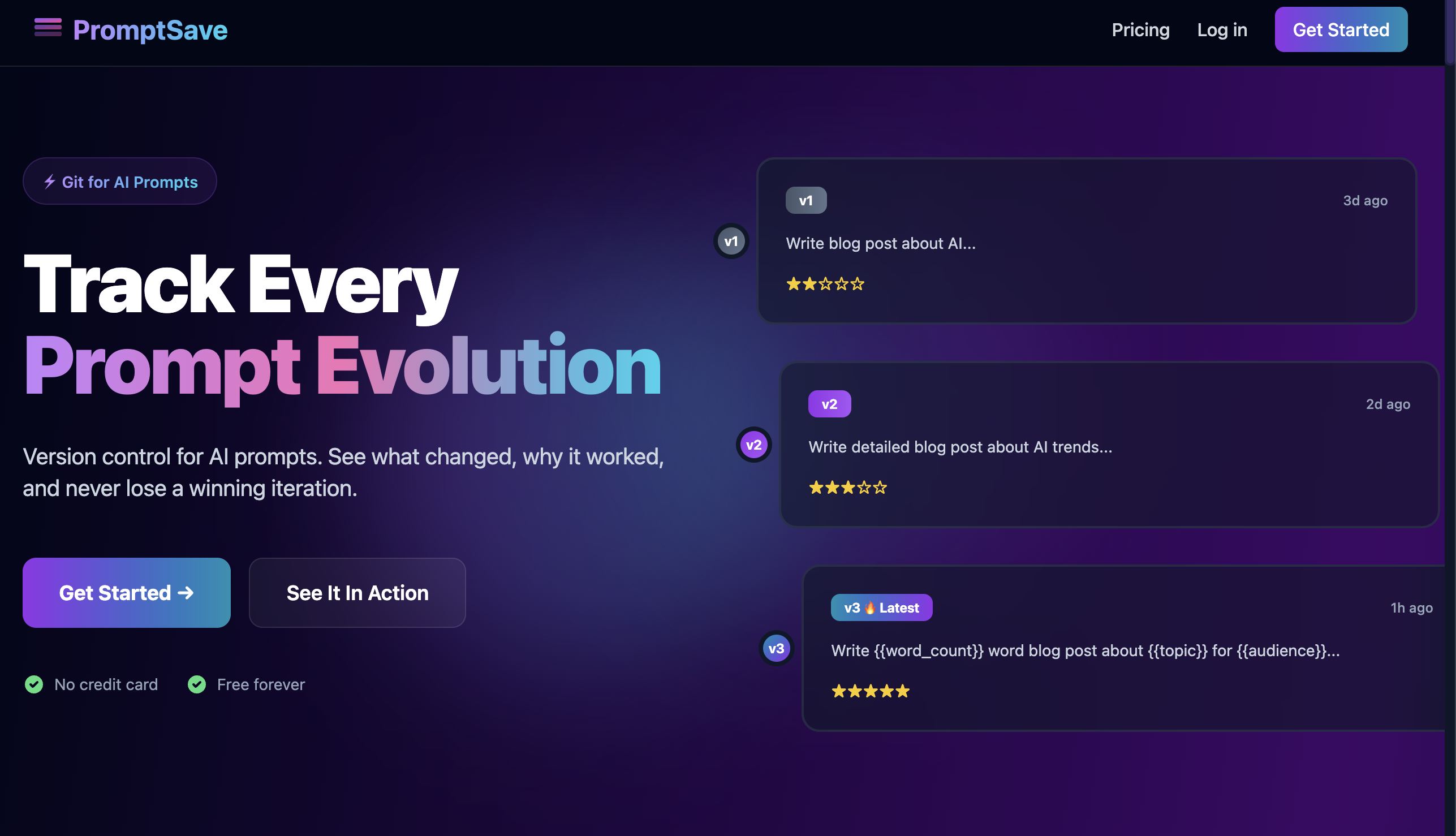 PromptSave screenshot 1