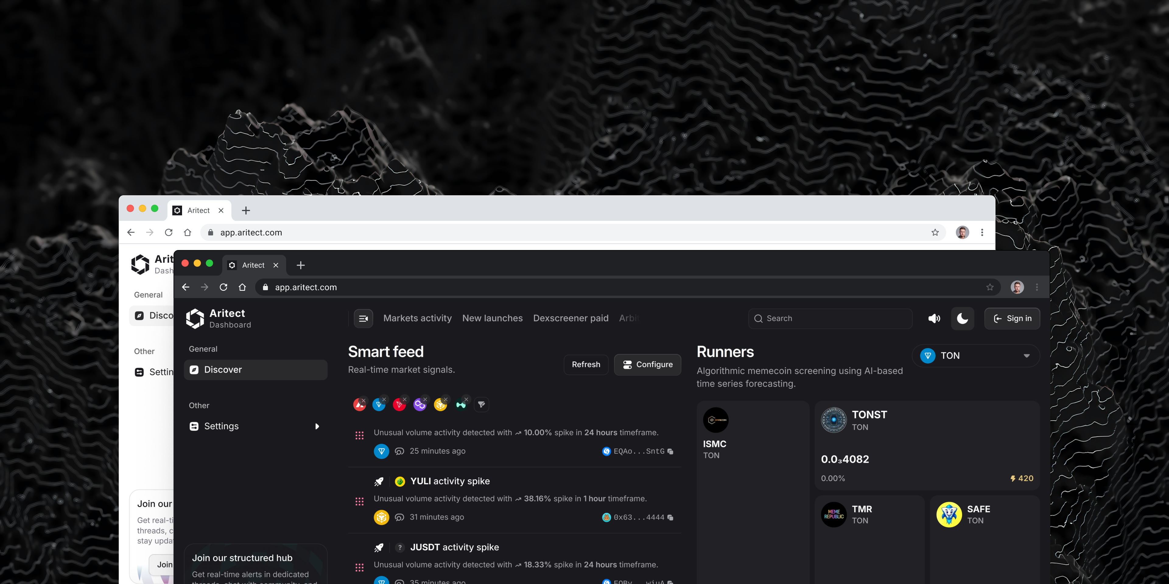 Aritect screenshot 1