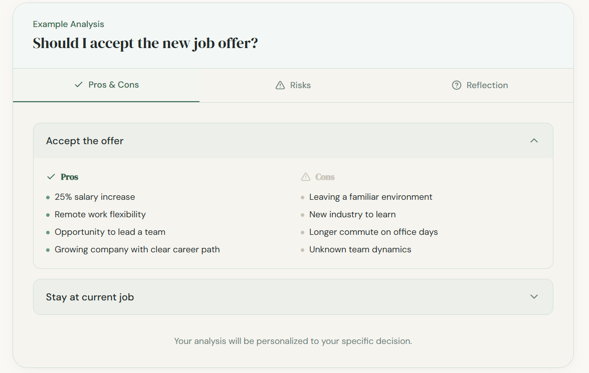 DecisionLab screenshot 3