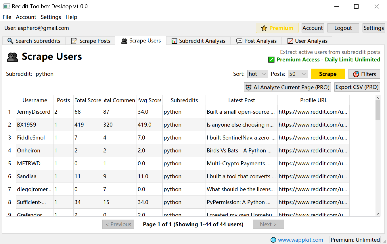 Reddit Toolbox screenshot 6