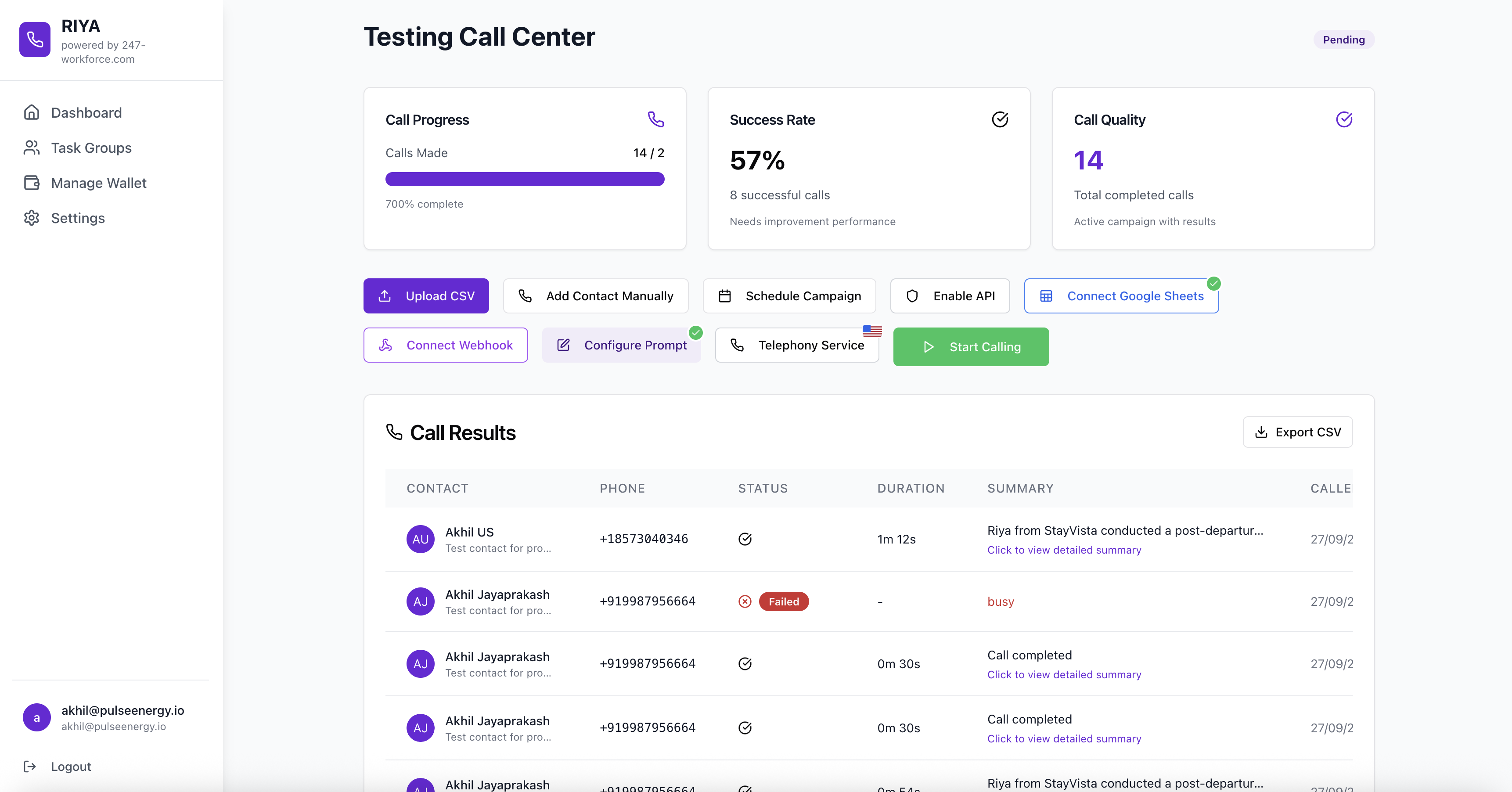 Meet Riya - Your 24/7 AI Caller screenshot 2
