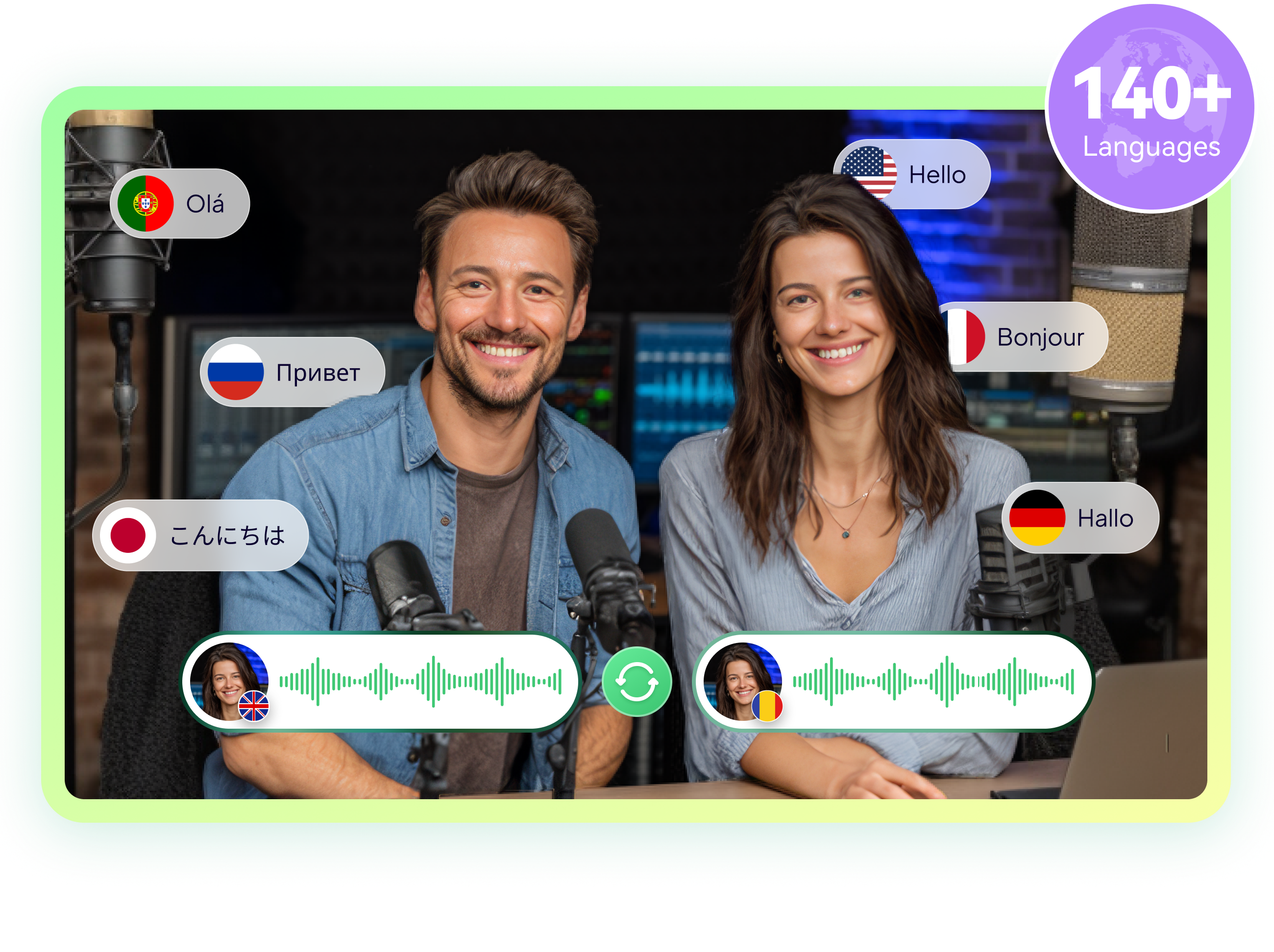 BlipCut Video Translator 140+ languages screenshot 1