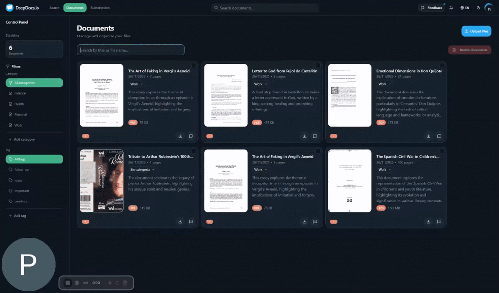 DeepDocs.io screenshot 1