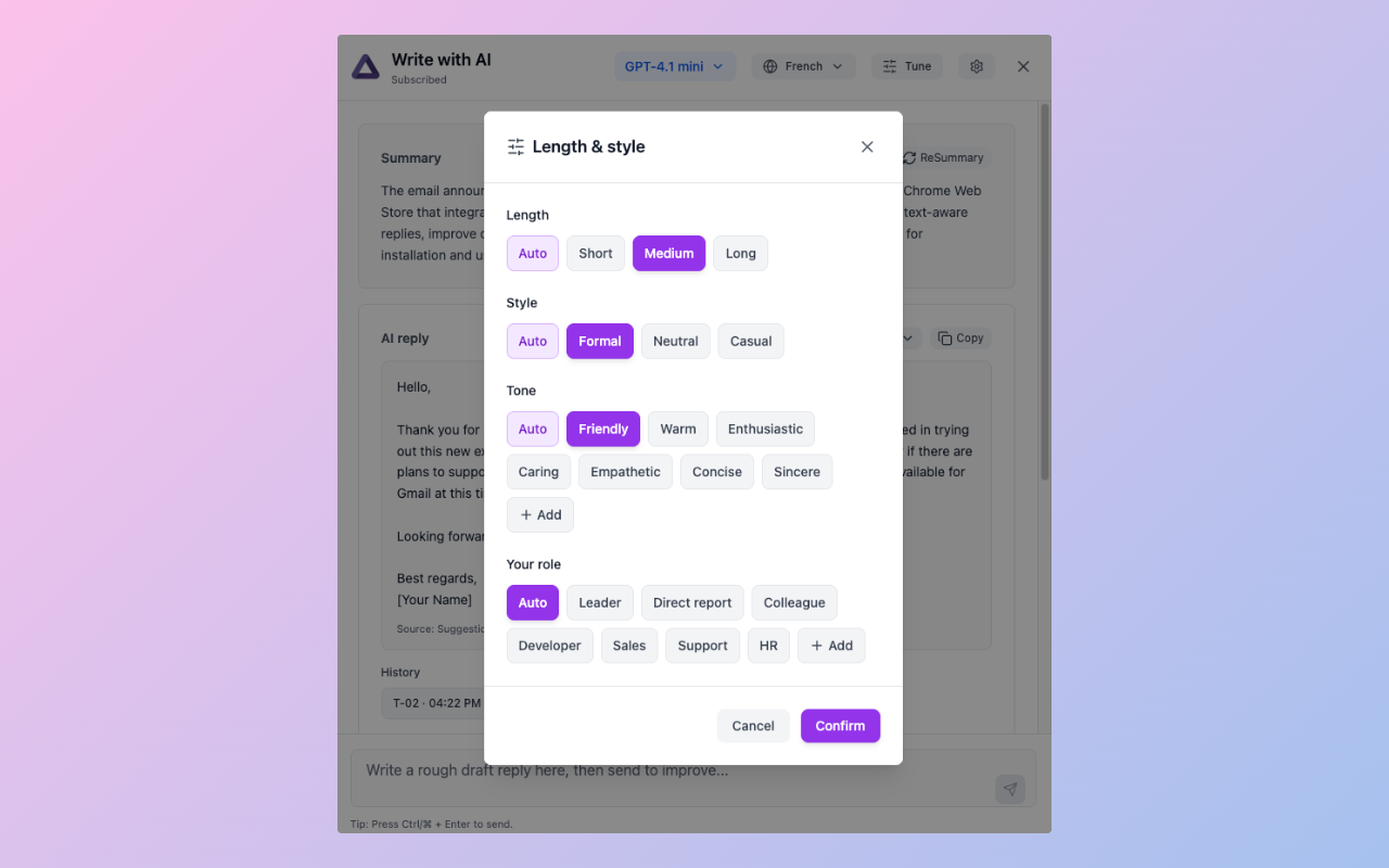 ChatGPT for Gmail — AI Email Assistant screenshot 5