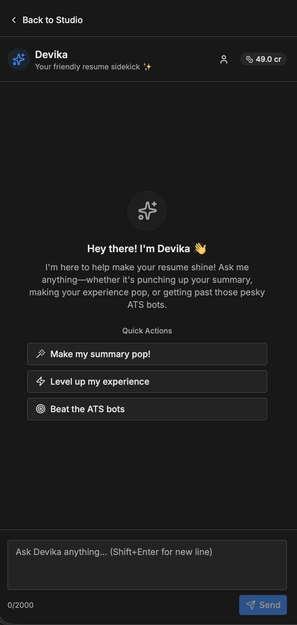 ShipResume - AI Resume Builder screenshot 1