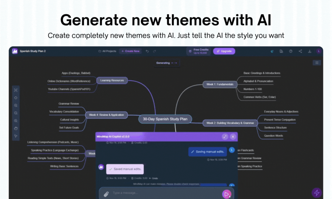 MindMap AI 2.0 screenshot 2