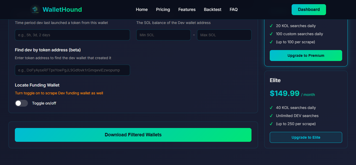 WalletHound screenshot 5