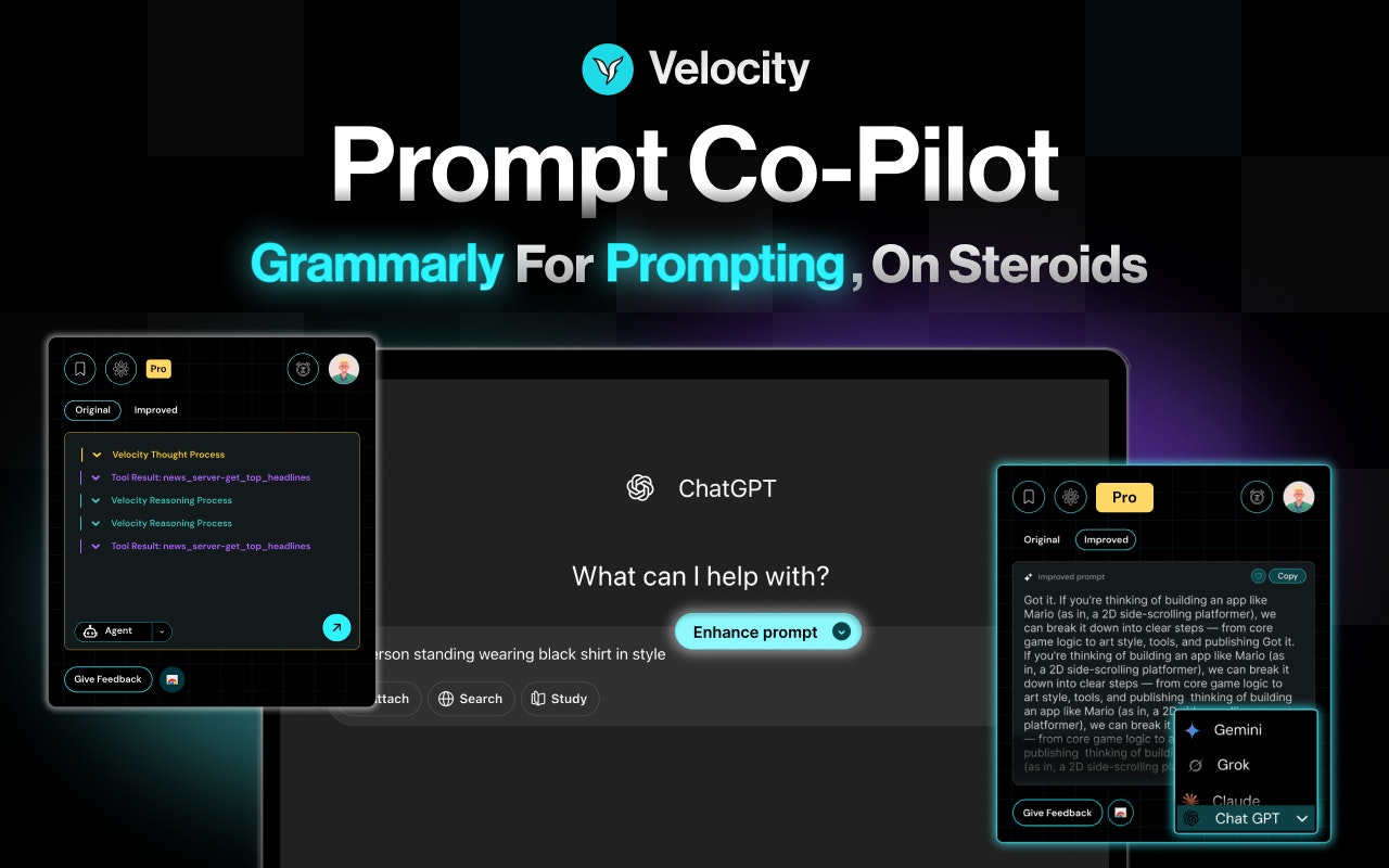 Velocity: Prompt Co-Pilot Lite screenshot 1