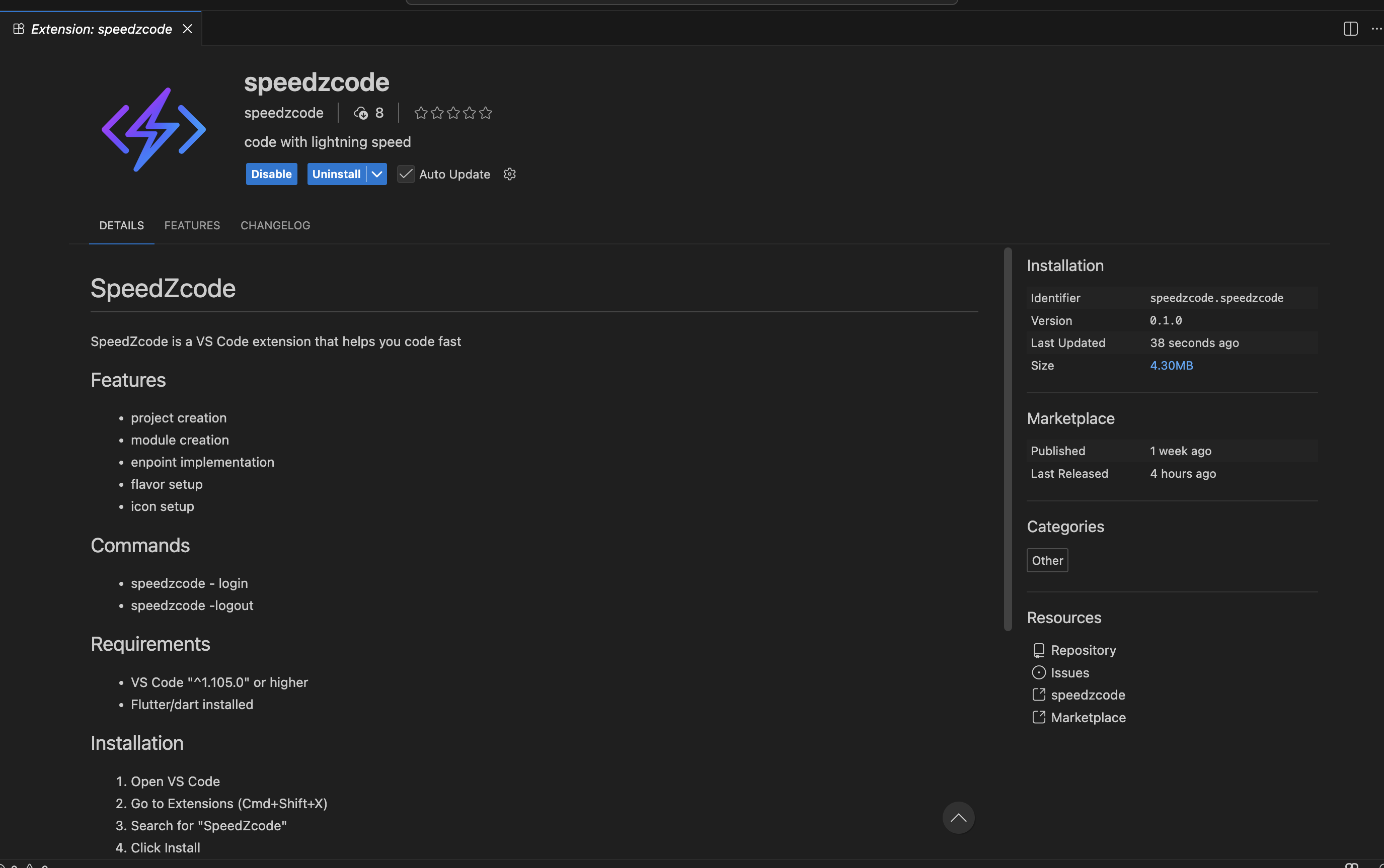 SpeedZcode screenshot 2