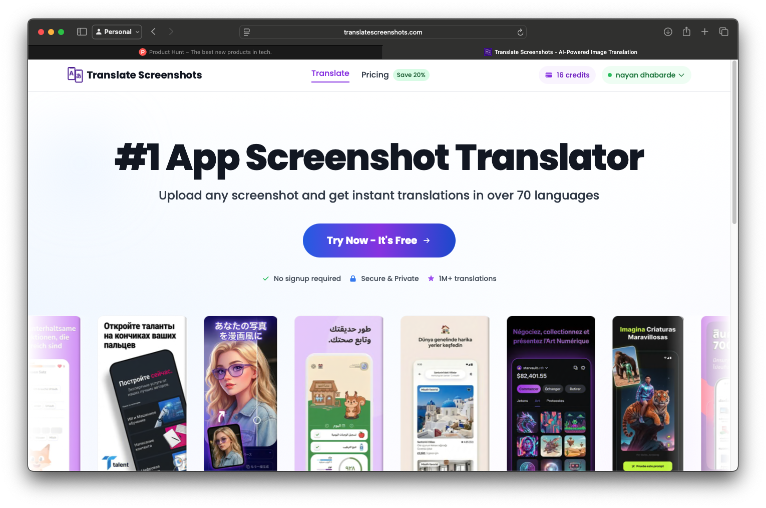 Translate Screenshots screenshot 2