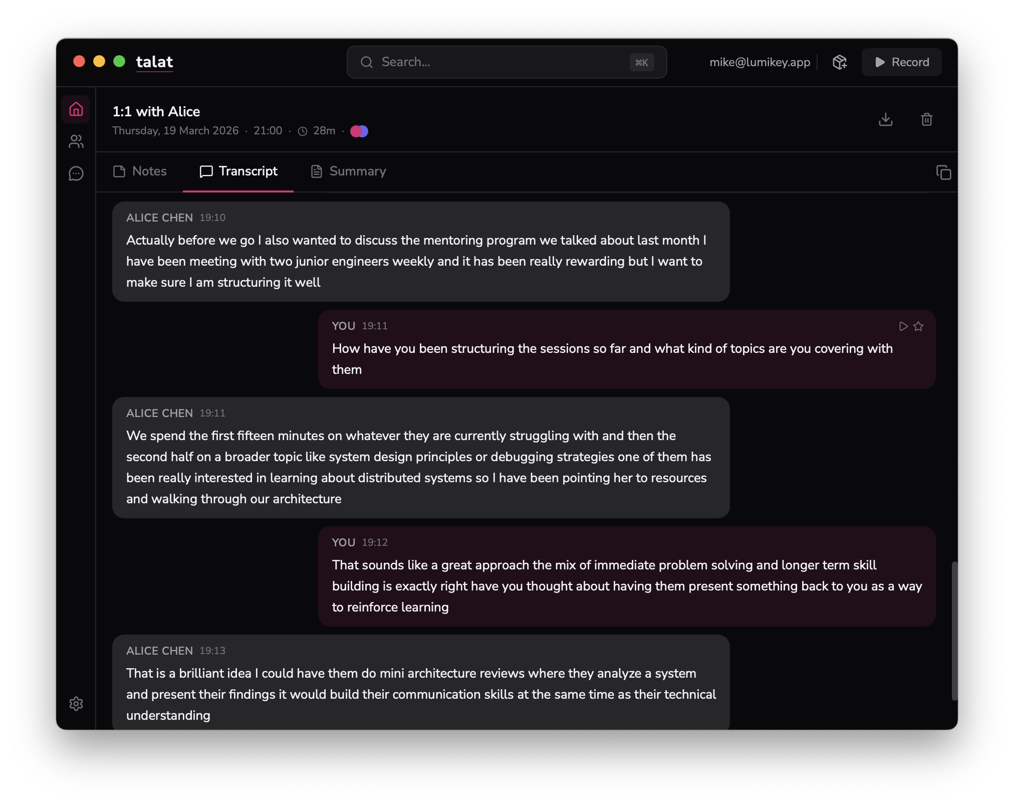 talat screenshot 4