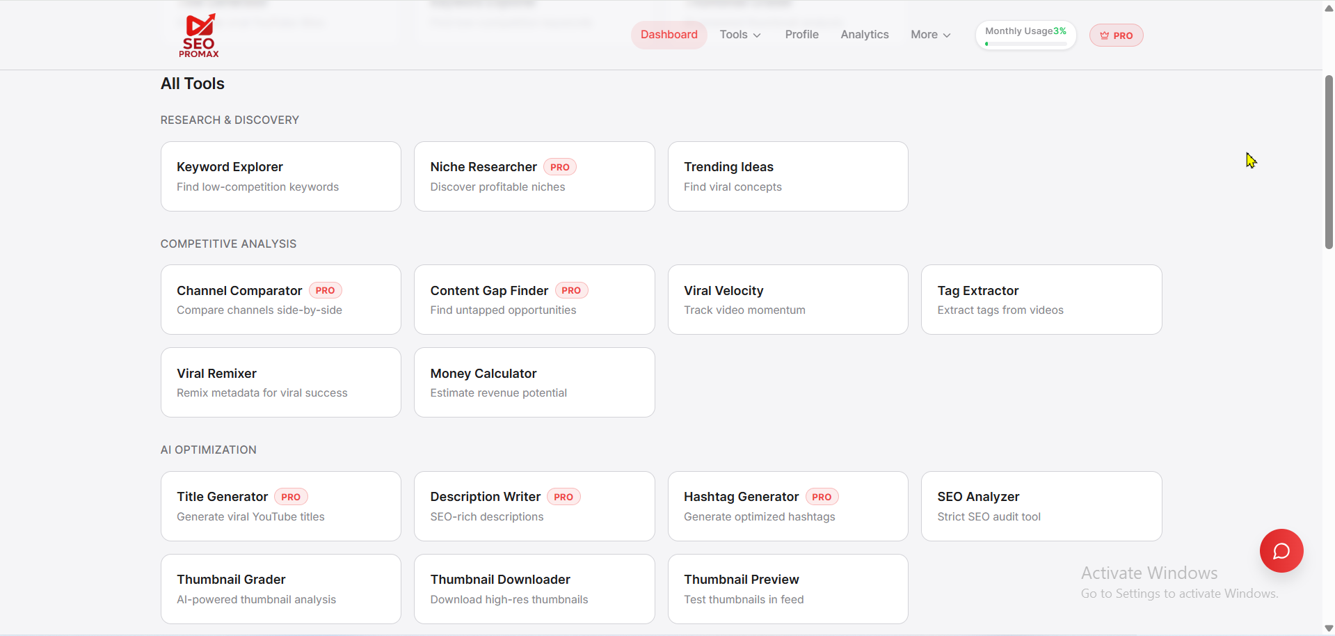 SEOPromax screenshot 2
