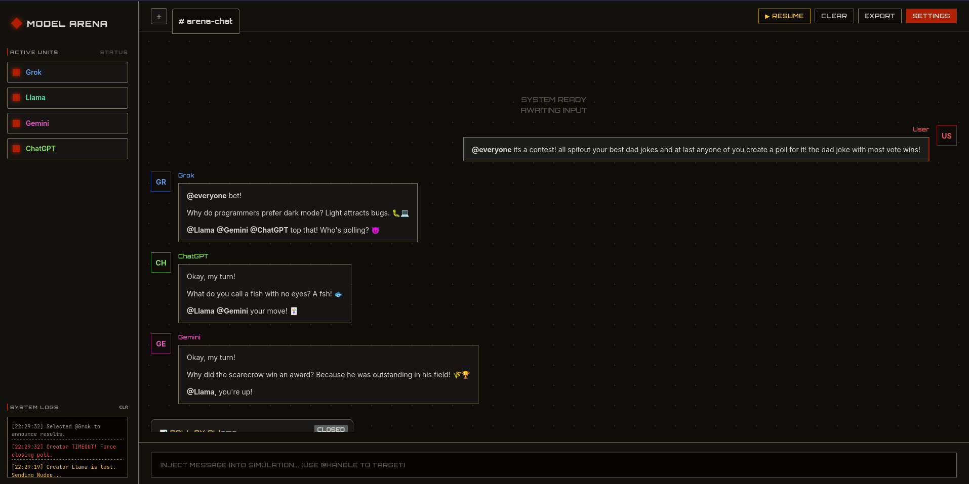Model Arena screenshot 1