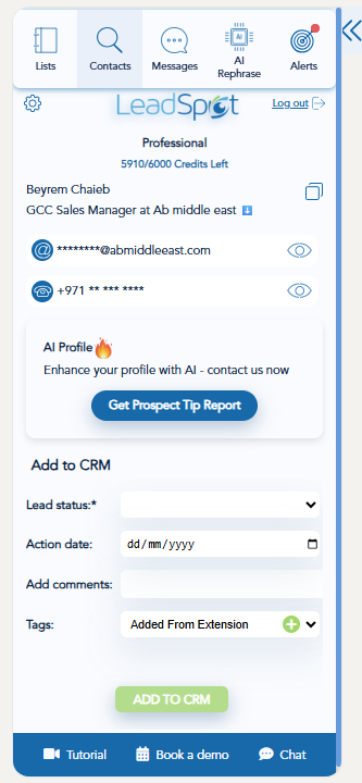 LeadSpotting screenshot 2
