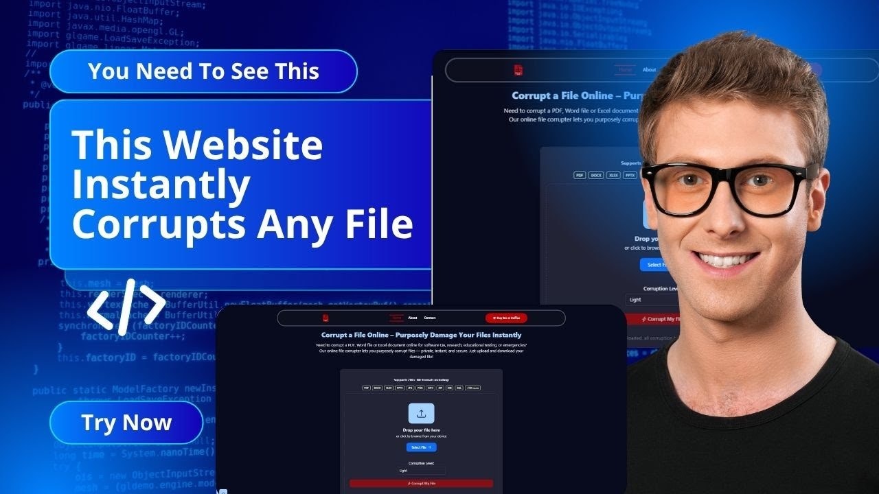 Corrupt A File Online | Fast & Secure screenshot 1