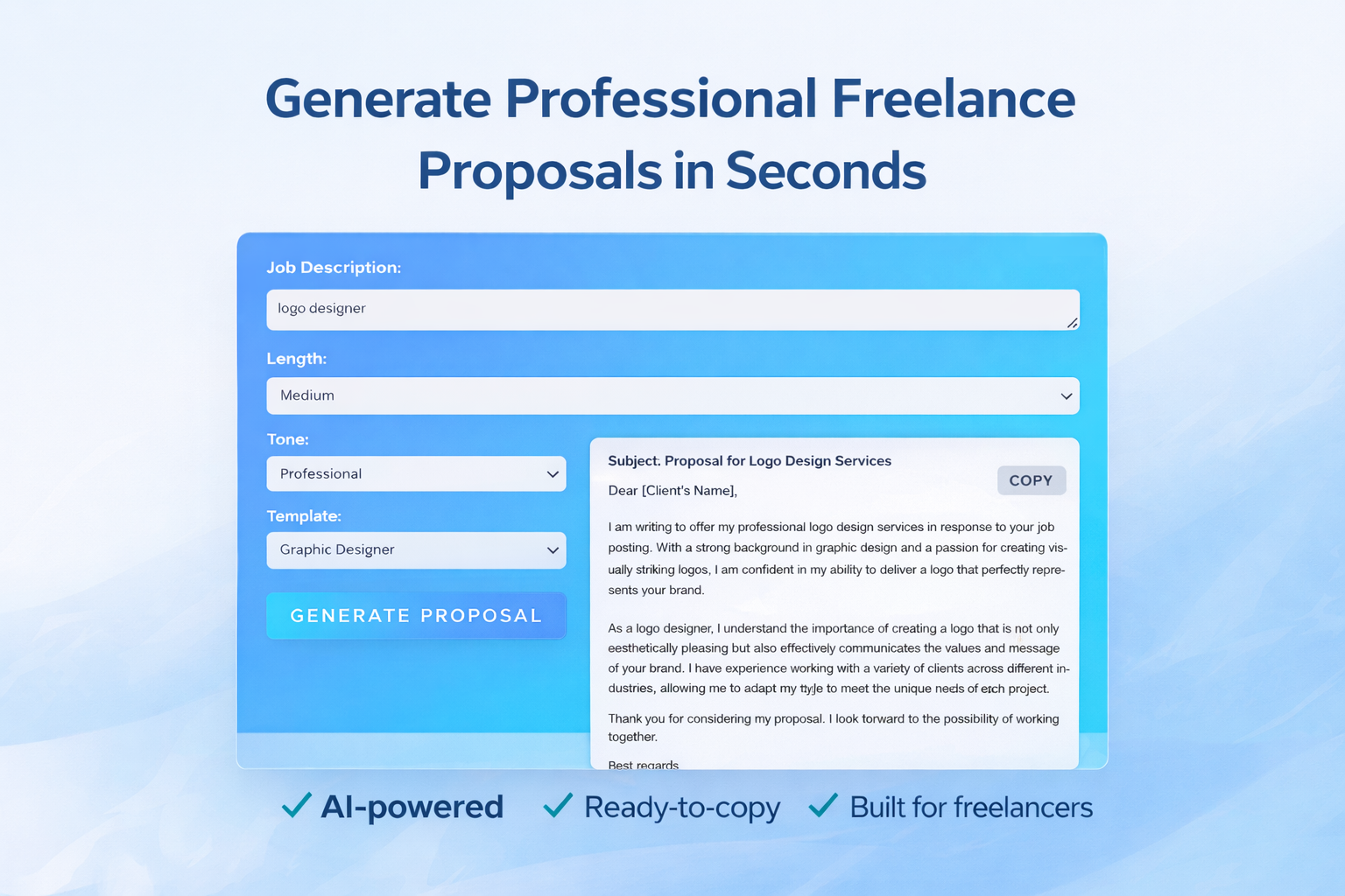 AI Proposal Generator screenshot 1