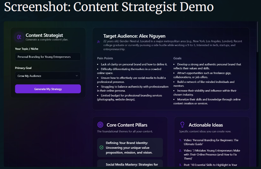 ContentForge AI screenshot 3