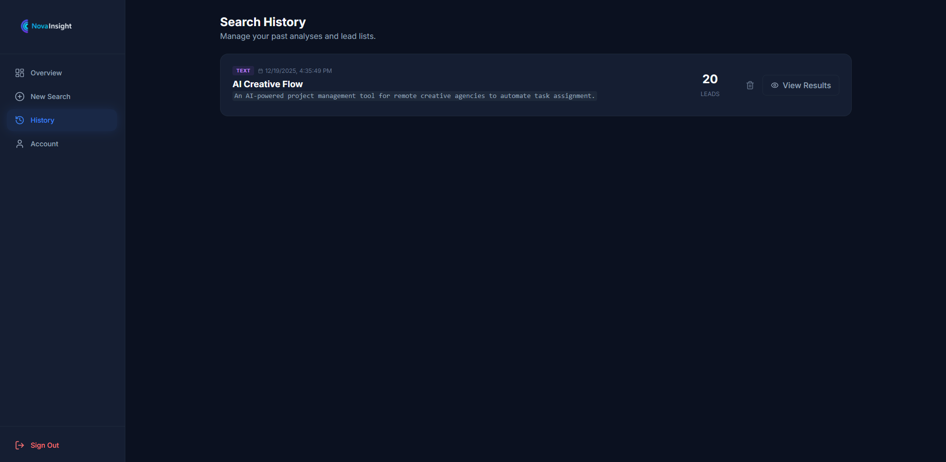 NovaInsight screenshot 3
