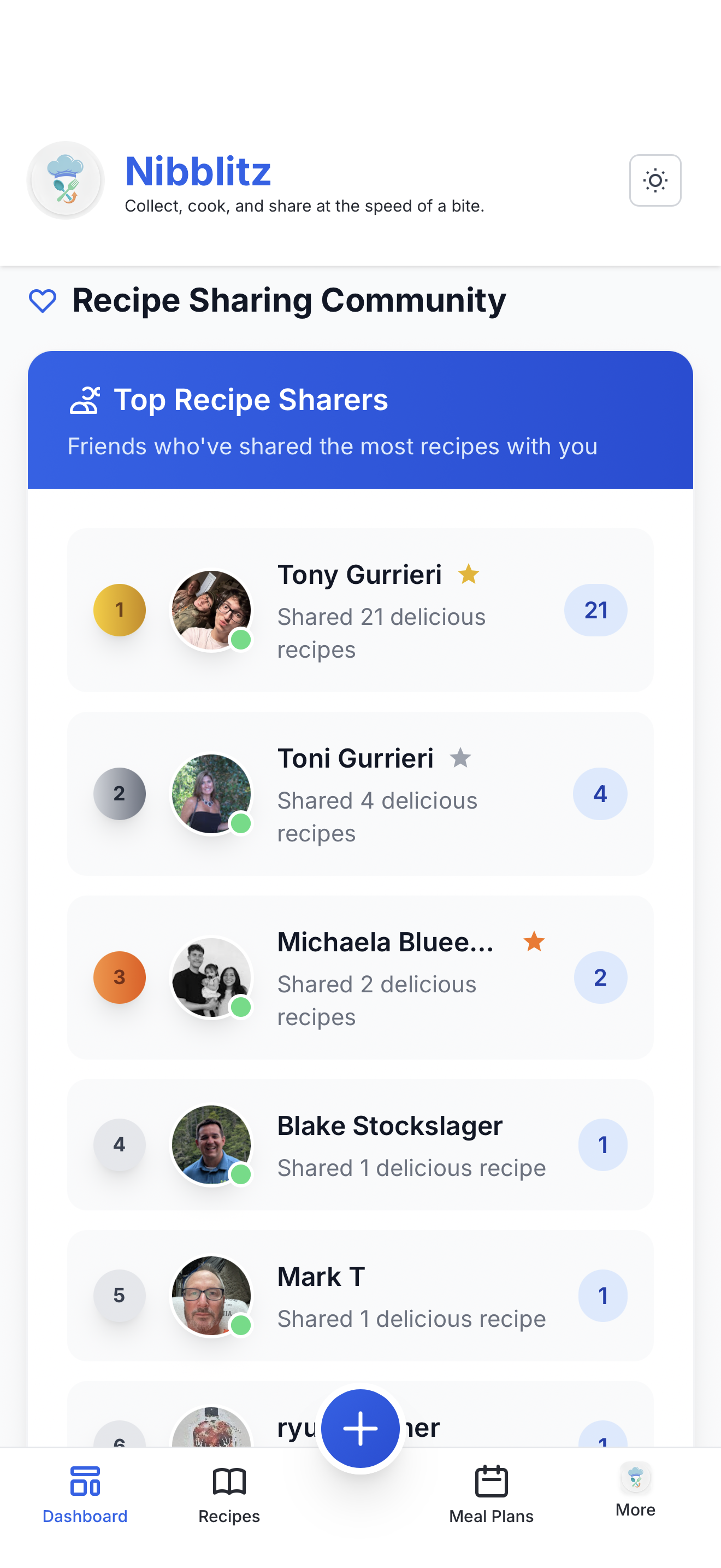 Nibblitz — Makes your recipes social screenshot 8