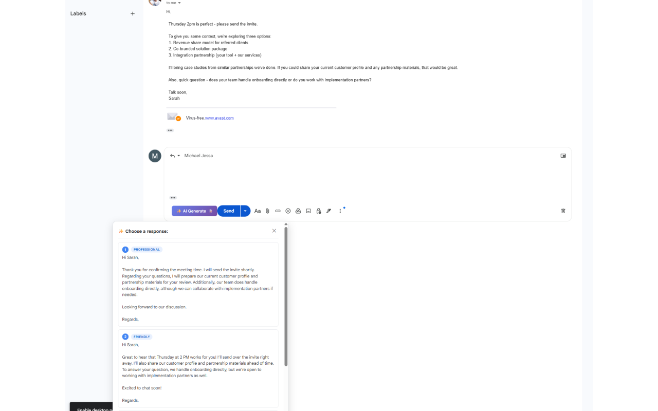 GhostPen - AI Email Assistant screenshot 3