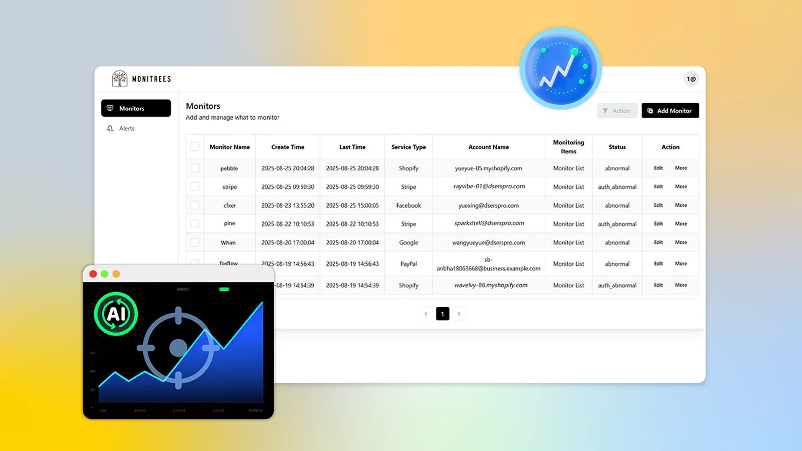 Monitrees screenshot 4