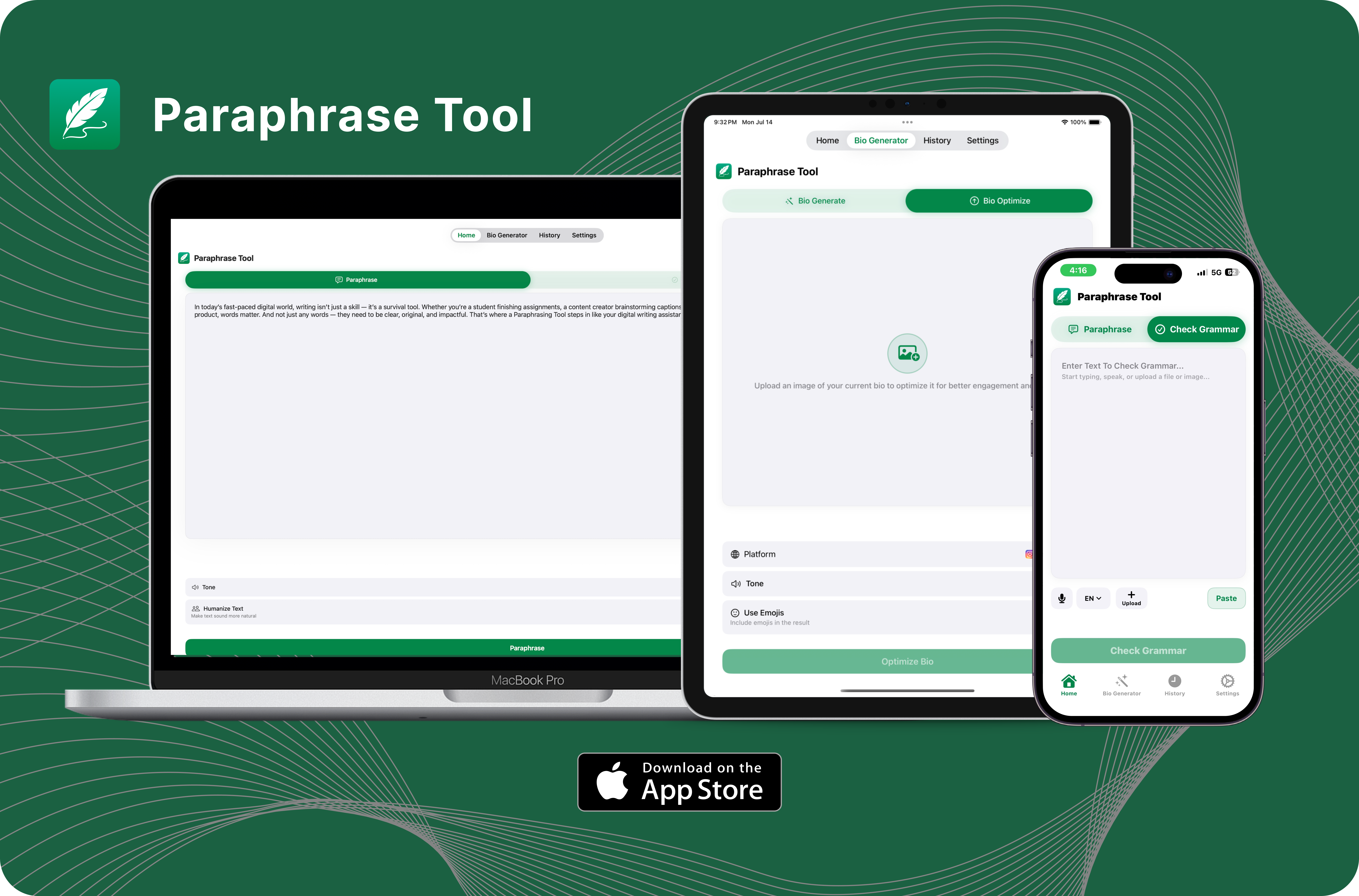 Paraphrase Tool  screenshot 1