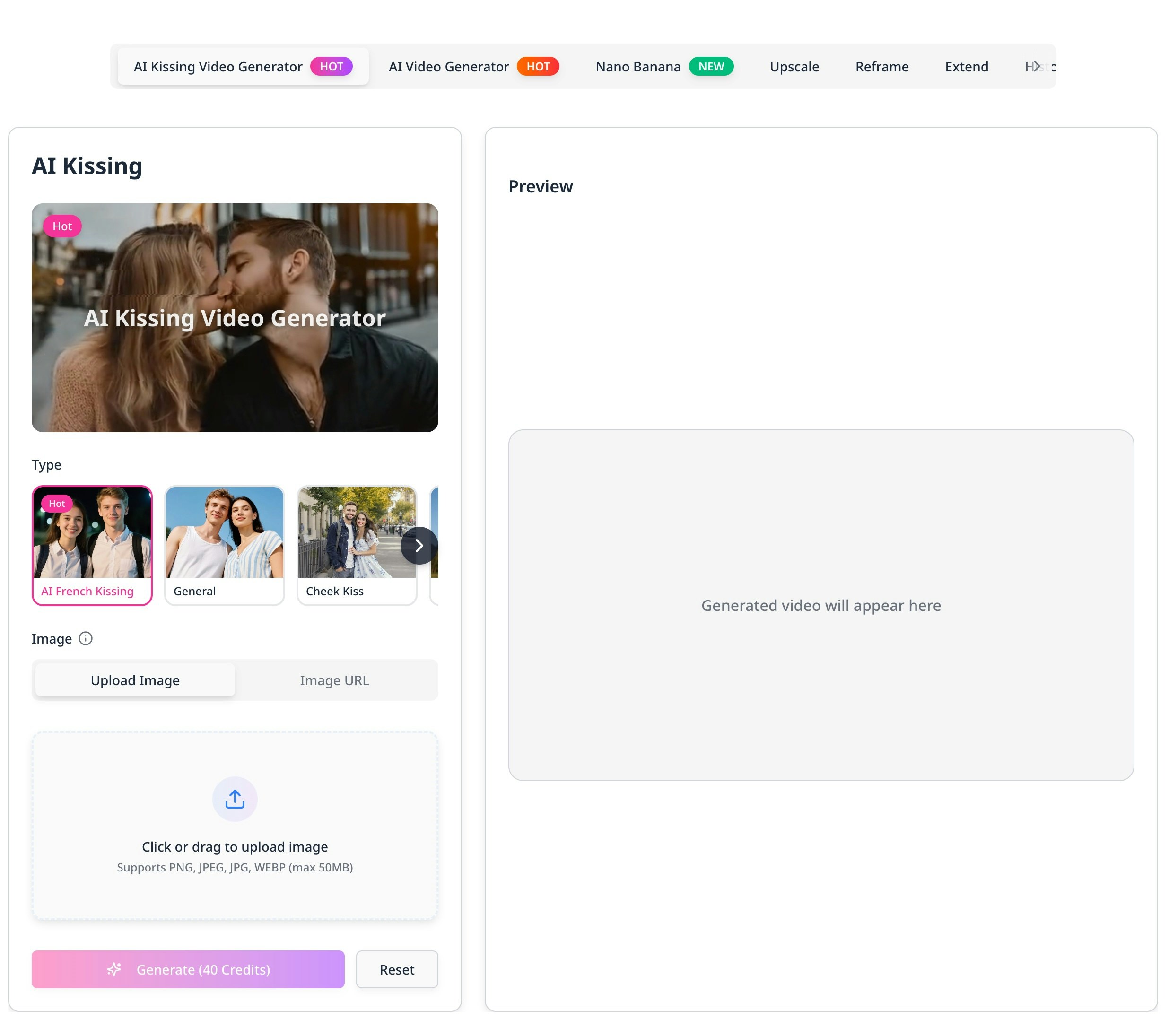 AI Kissing Video Generator  screenshot 2