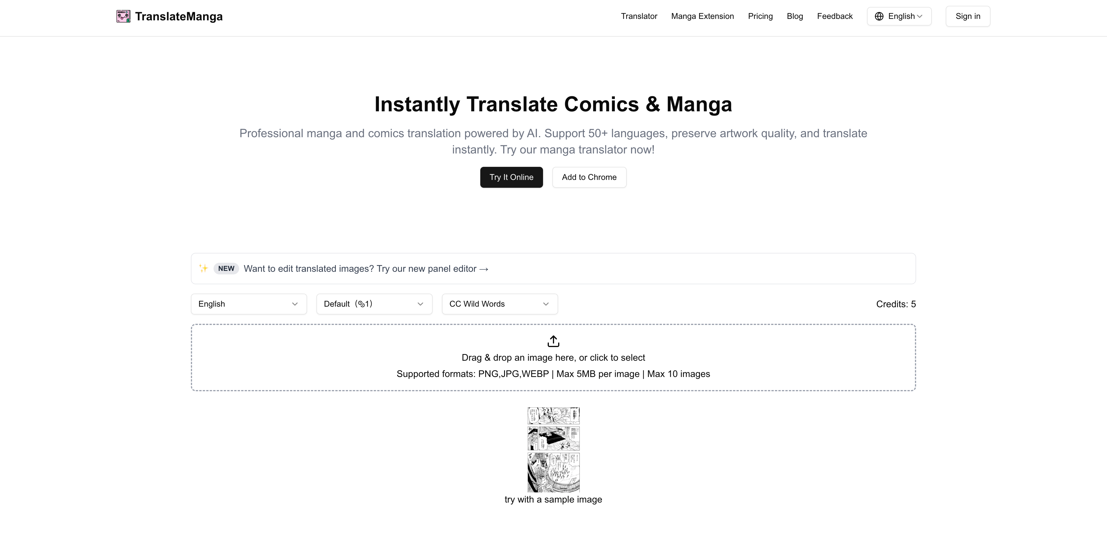 TranslateManga screenshot 1