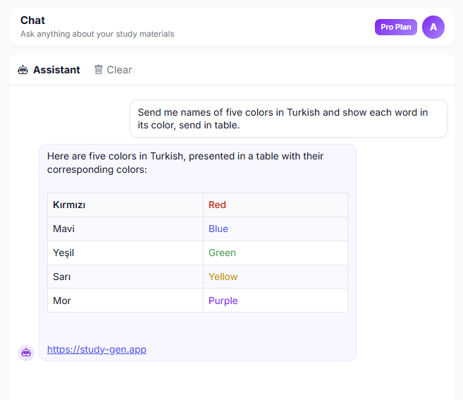 StudyGen screenshot 3