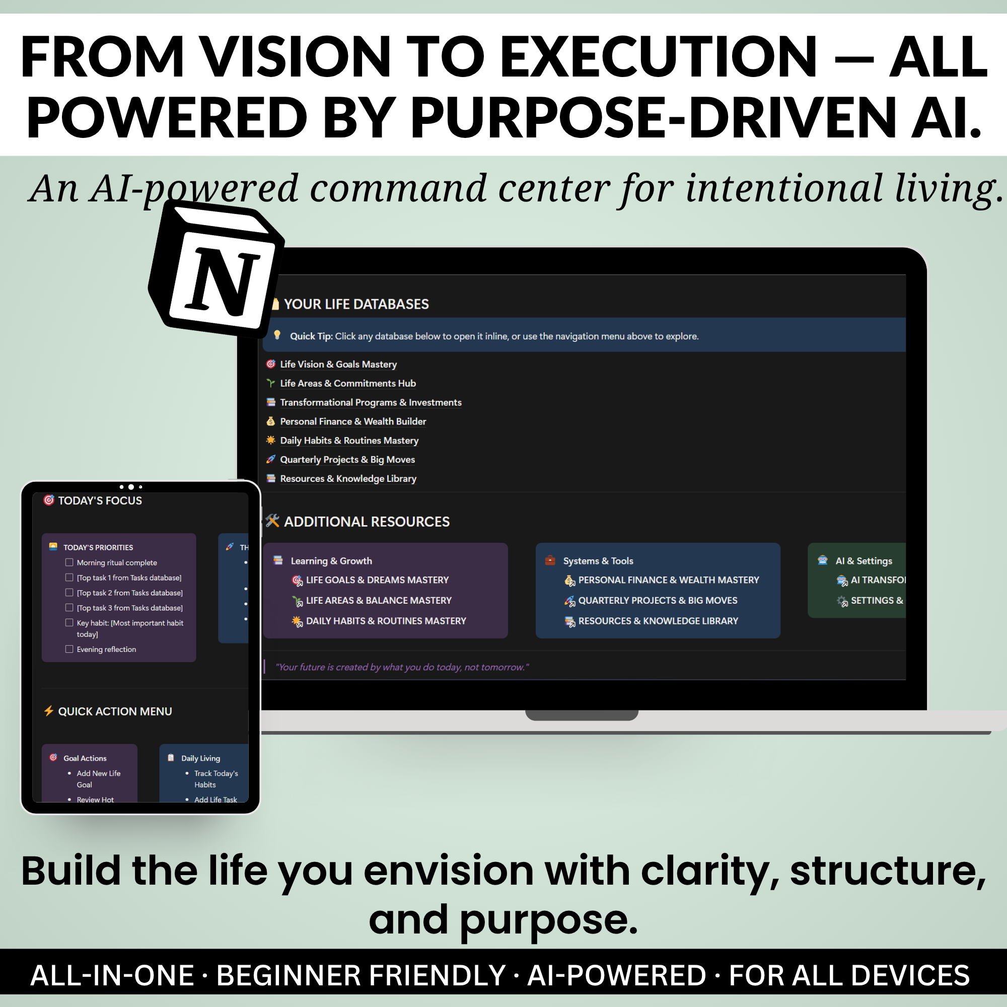 MY LIFE TRANSFORMATION AI OS screenshot 1