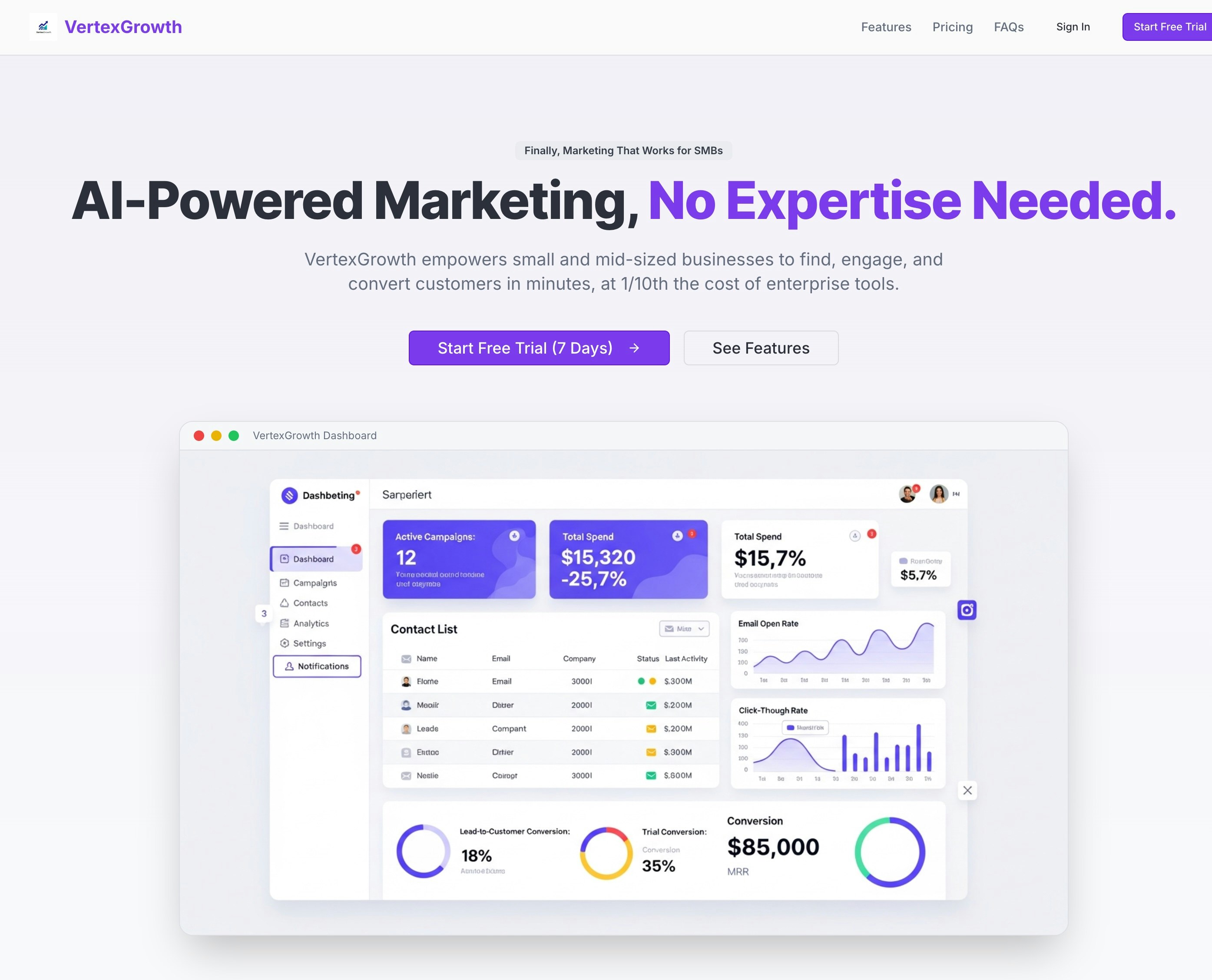 VertexGrowth screenshot 1