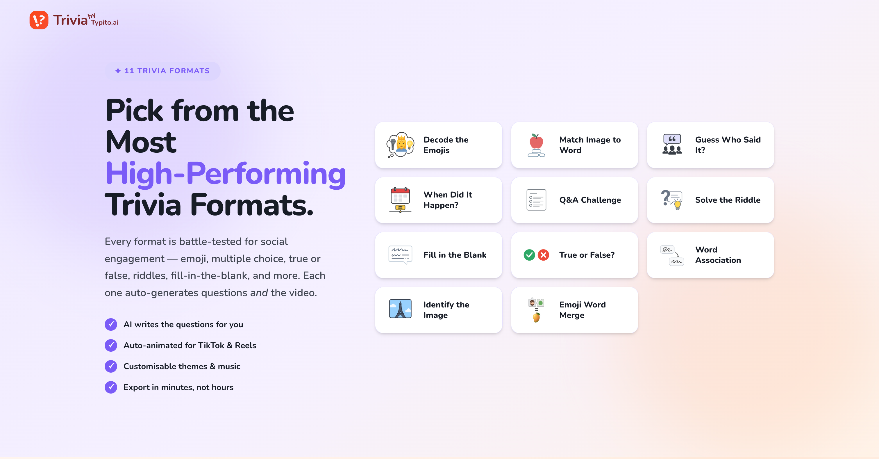 Trivia by Typito AI screenshot 3