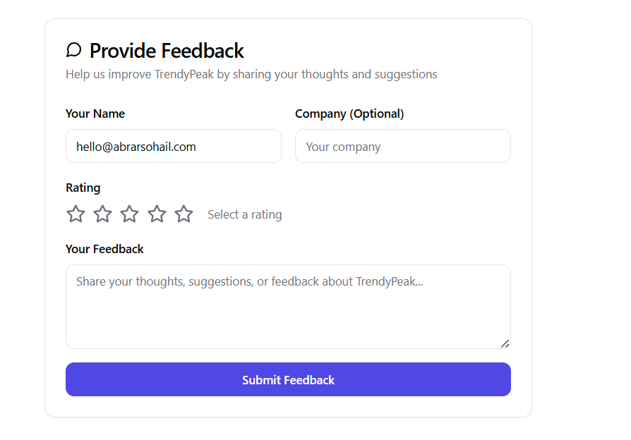 TrendyPeak screenshot 4