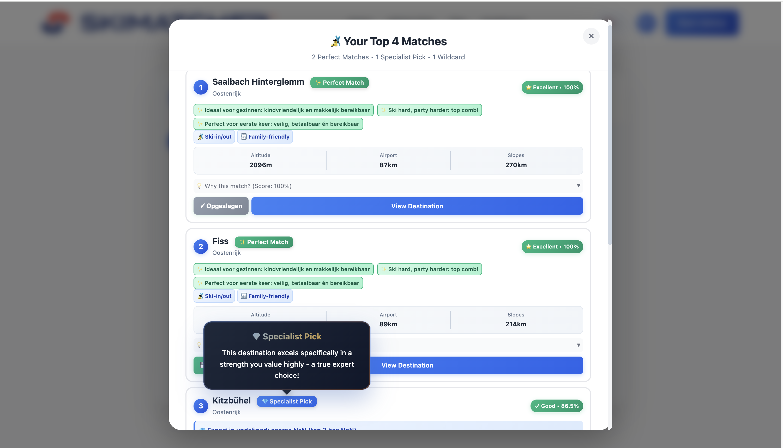 SkiMatcher screenshot 4
