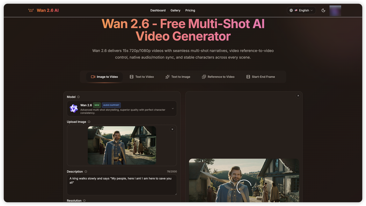 Wan 2.6 screenshot 2
