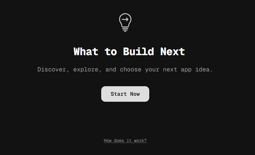 What to Build Next screenshot 3