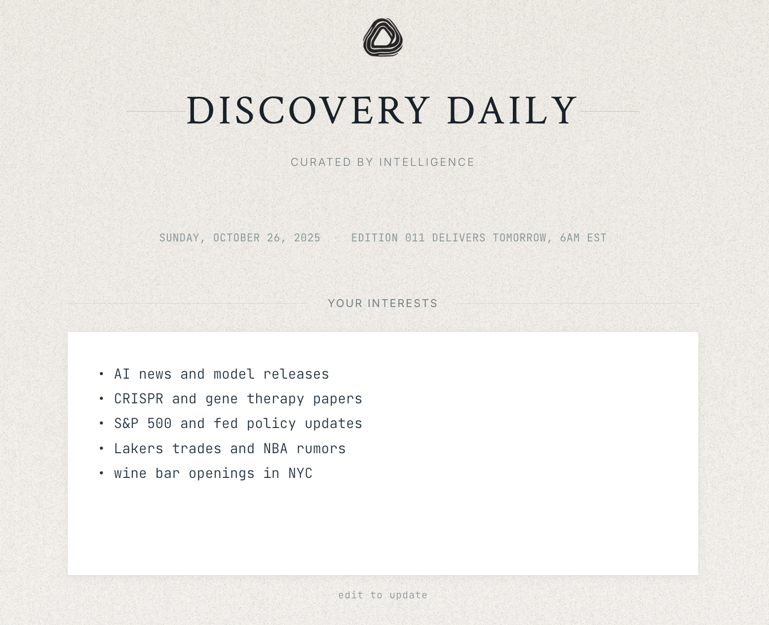 Discovery Daily screenshot 1