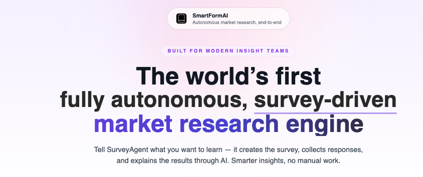 SurveyAgent screenshot 1