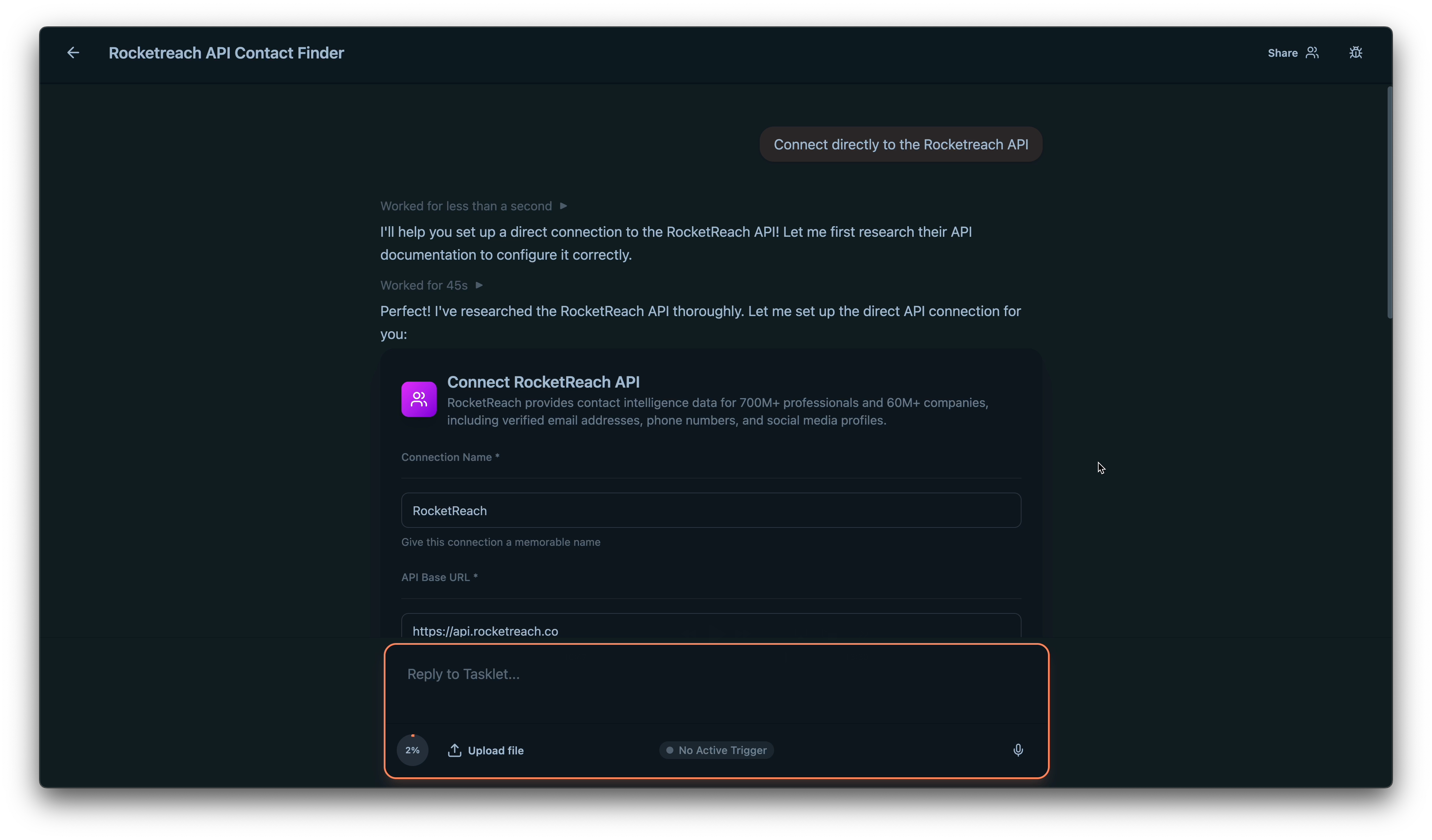 Tasklet screenshot 6