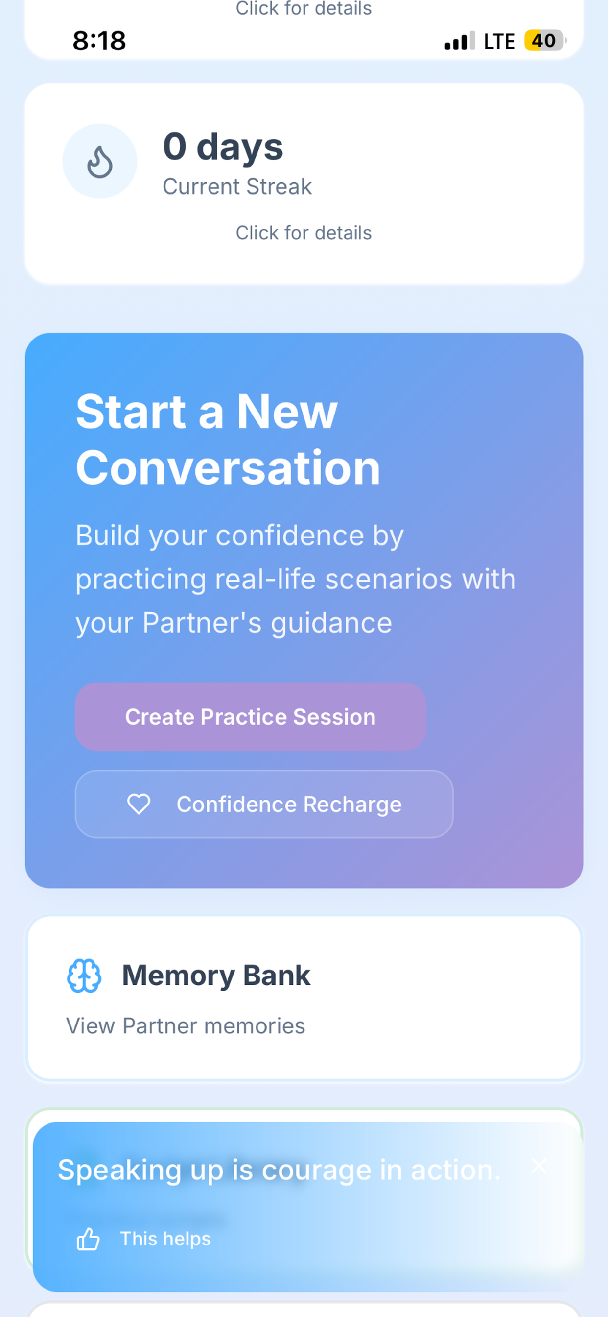 SpeakUp AI screenshot 1