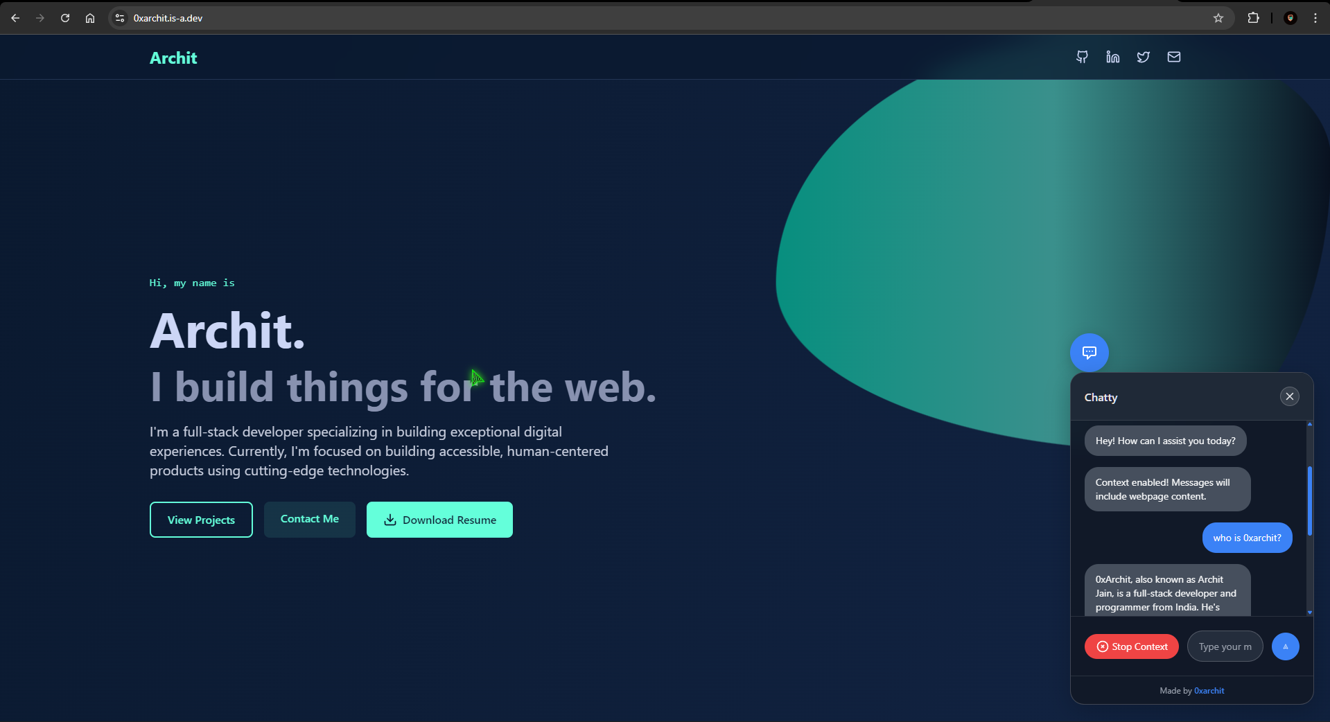 Anywhere ChatBot - Chatty screenshot 2
