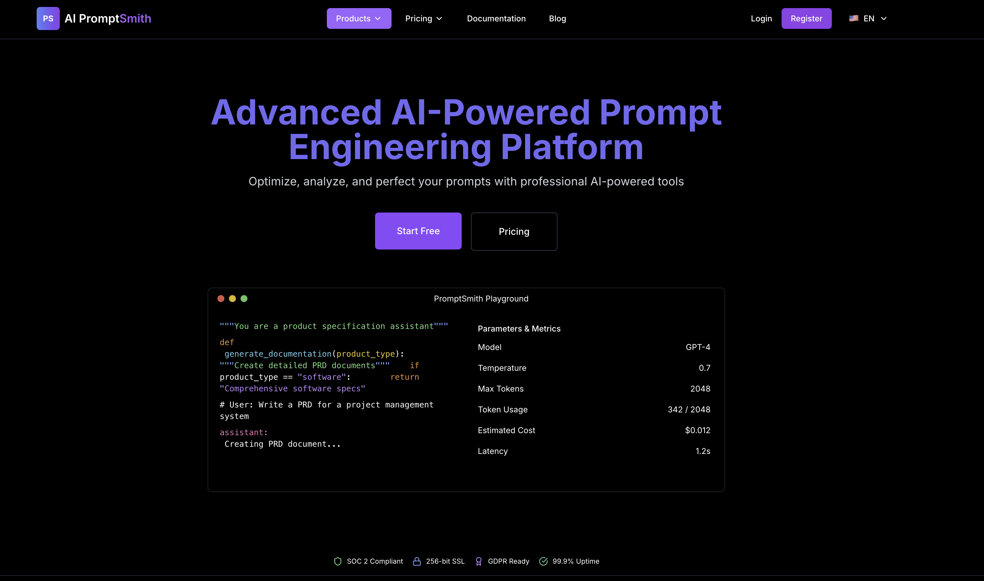 AI PromptSmith screenshot 1