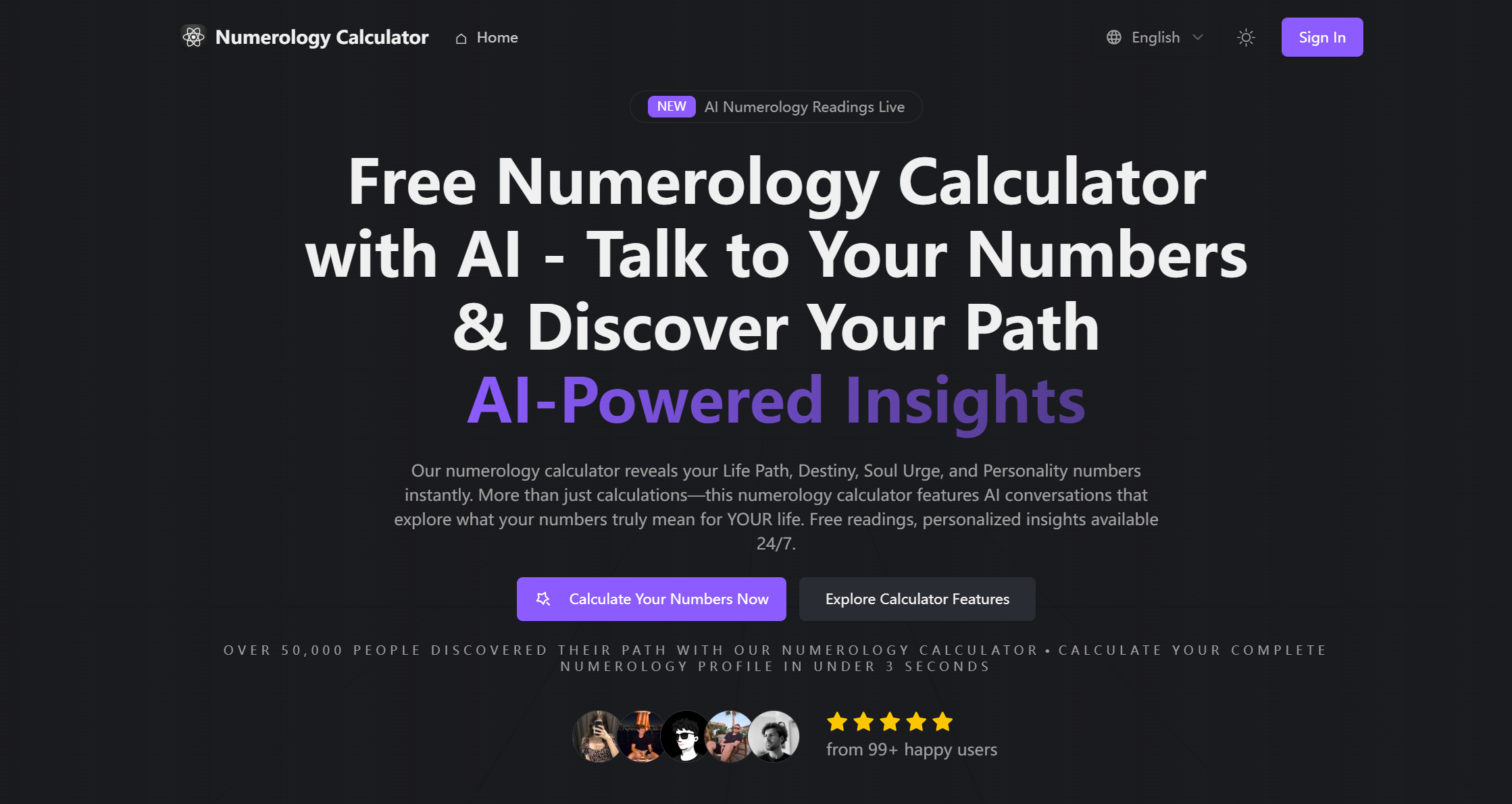 numerologycalculators screenshot 1