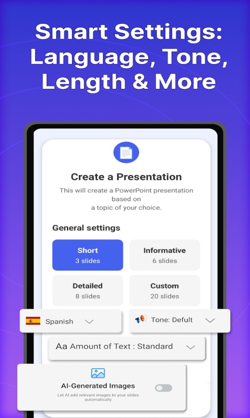 Slides: AI Presentation Maker screenshot 2