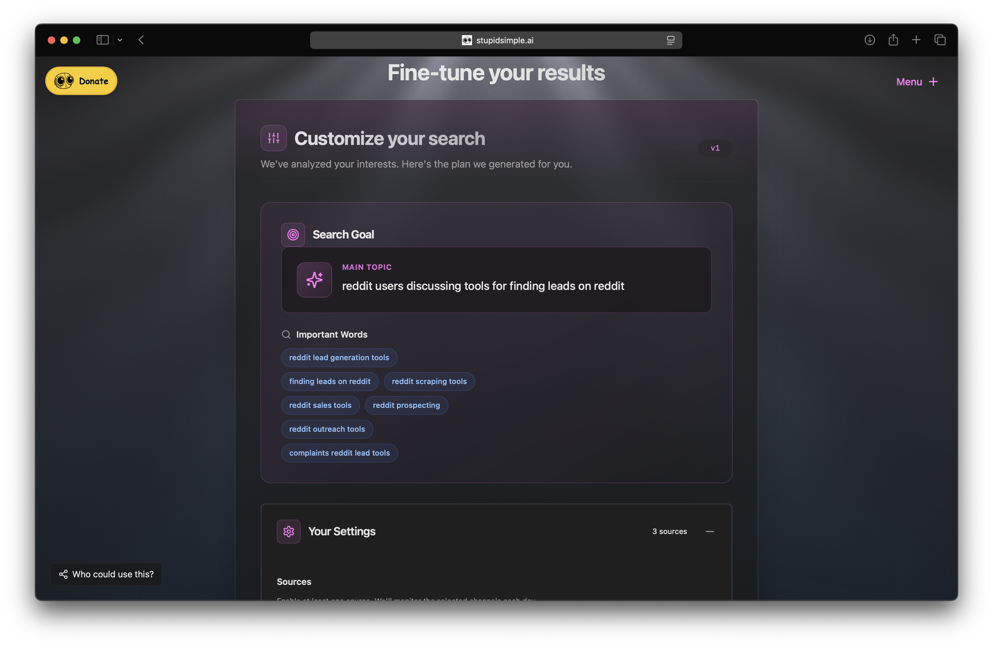 Stupid Simple AI Search screenshot 3