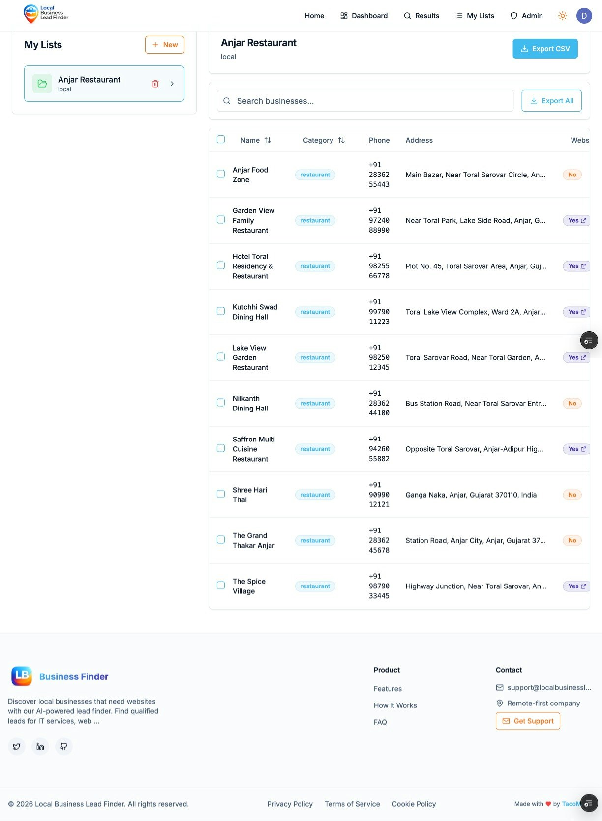 Local Business Lead Finder screenshot 4