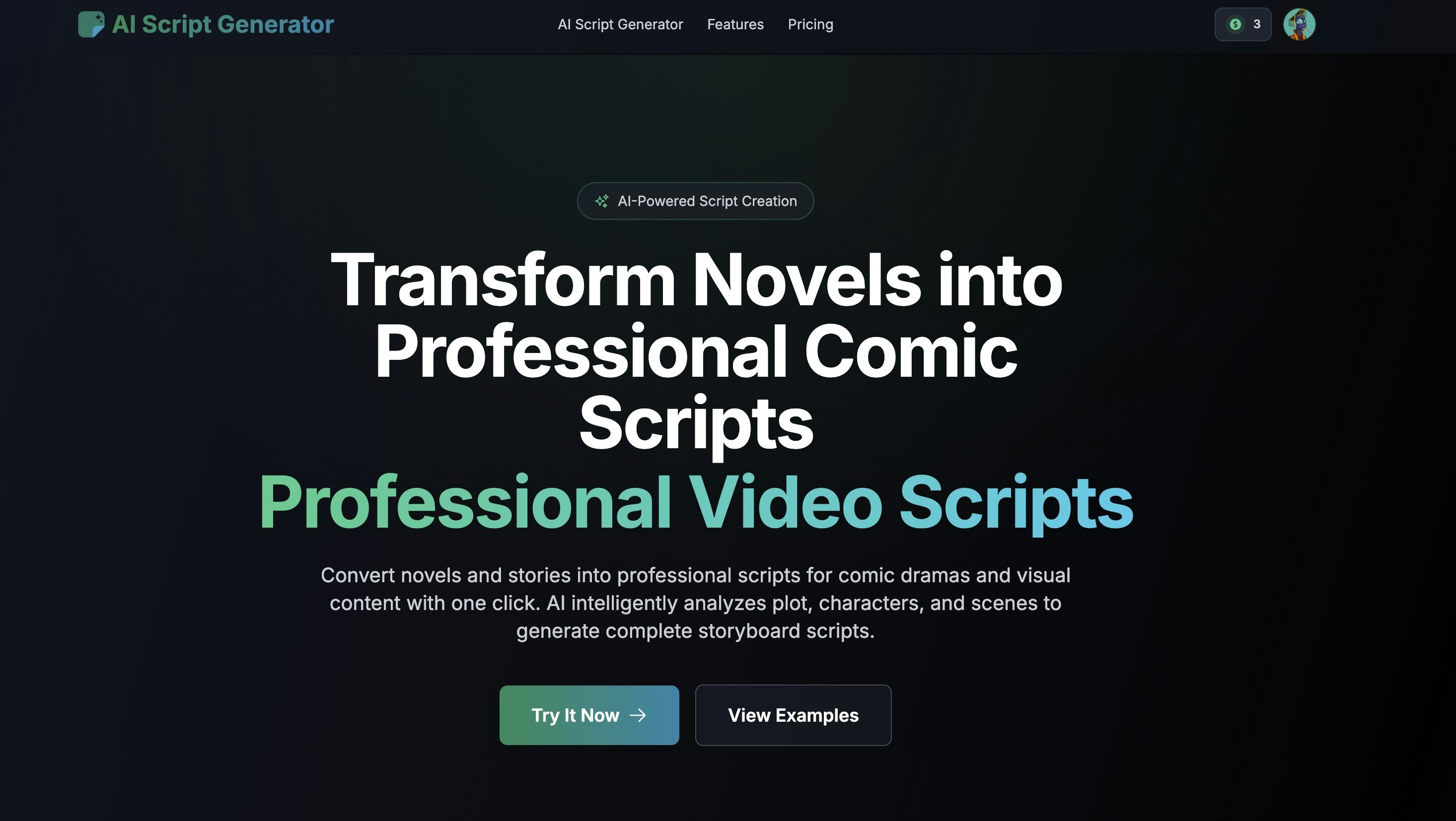 AI Script Generator screenshot 1