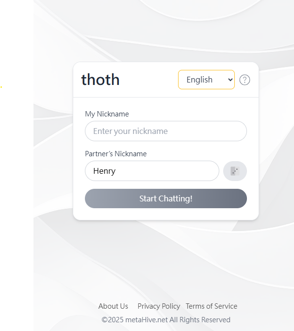 thoth - Instant & Multi-language Chat screenshot 1