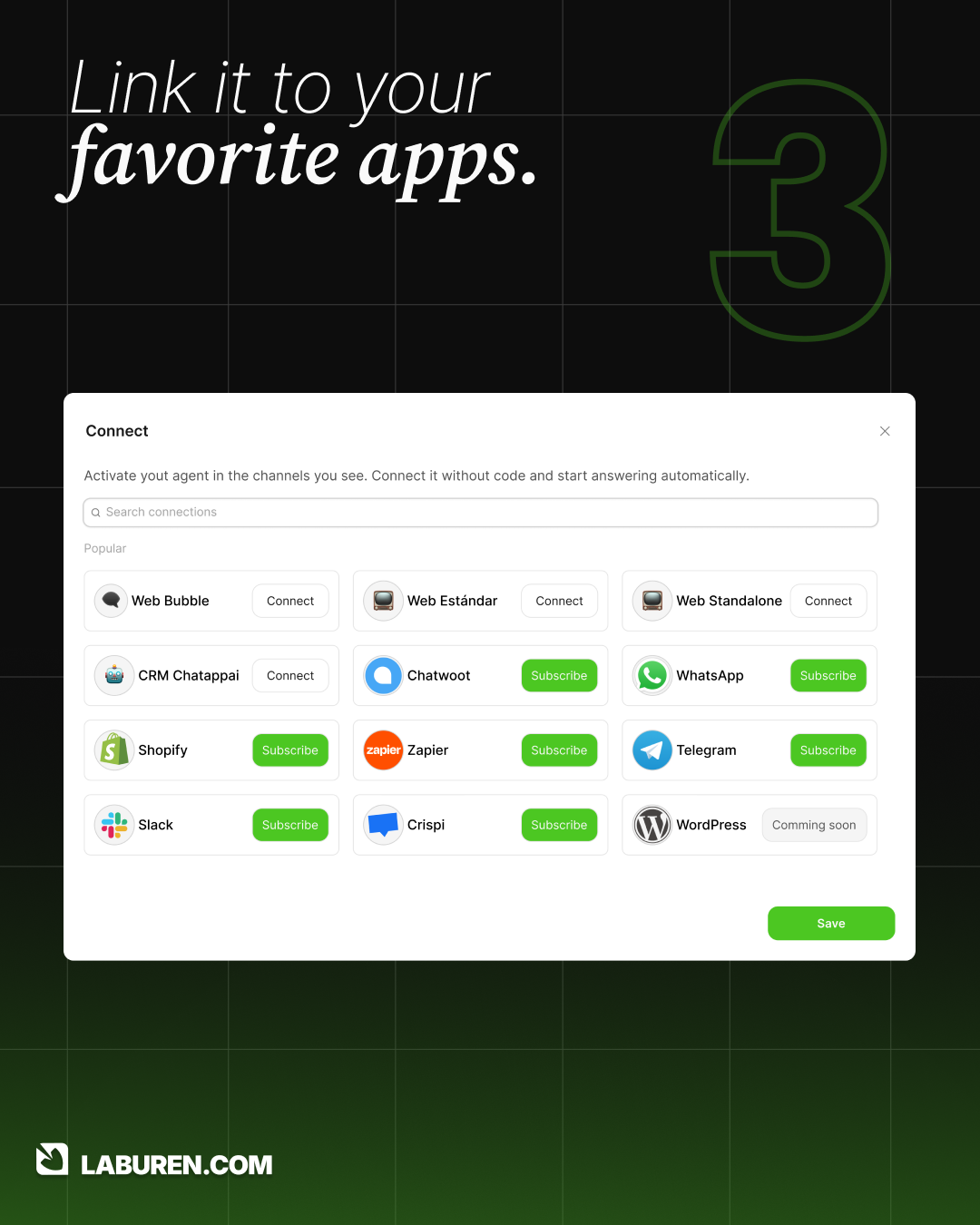 Laburen.com Agent Builder screenshot 4